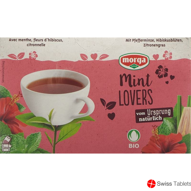Morga Mint Lovers Tee M/h Bio Knospe Beutel 20 Stück buy online Morga Mint Lovers Tee M/h Bio Knospe Beutel 20 Stück buy online