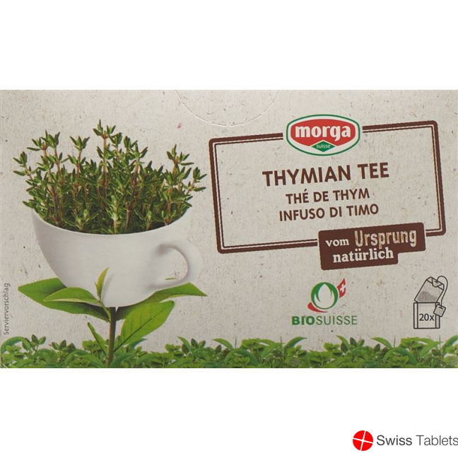 Morga Thymian Tee M/h Bio Knospe Beutel 20 Stück buy online