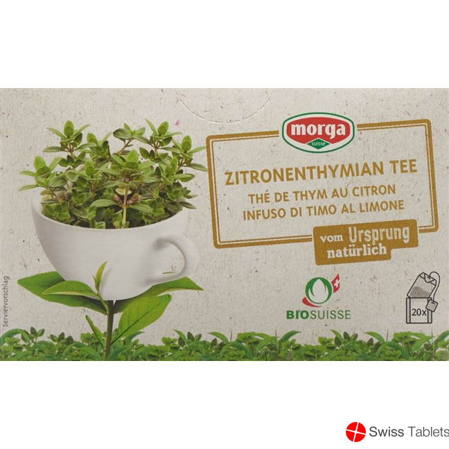 Morga Zitronenthymian Tee M/h Bio Knospe 20 Stück buy online