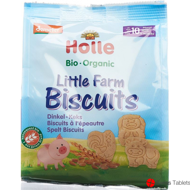 Holle Little Farm Biscuits 100g buy online