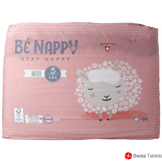 Be Nappy Windeln Grösse 3 4-9kg Midi 44 Stück buy online
