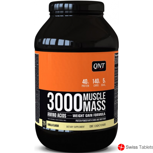 Qnt Muscle Mass 3000 Vanilla Dose 1.3kg buy online
