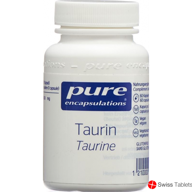 Pure Taurin Kapseln (neu) Dose 60 Stück buy online