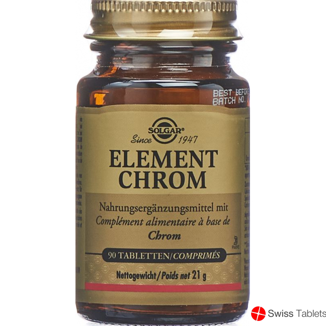 Solgar Element Chrom Tabletten (neu) Flasche 90 Stück buy online