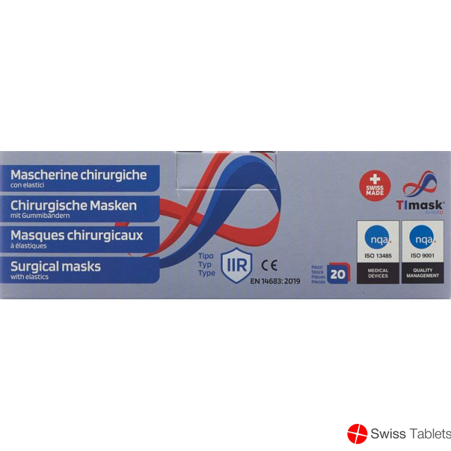 Timask Einweg-Medizinmaske Typ Iir Weihnach 20 Stück buy online