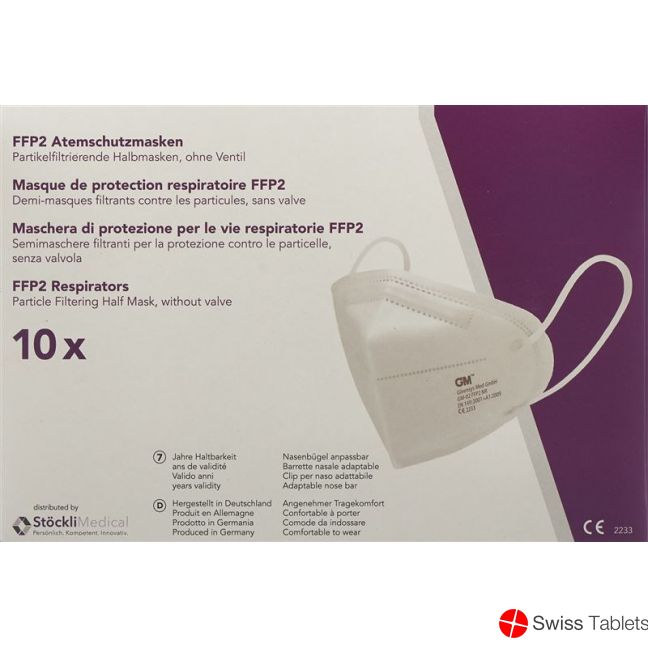 Stoecklimed Atemschutzmaske Ffp2 O Vent Deu 10 Stück buy online