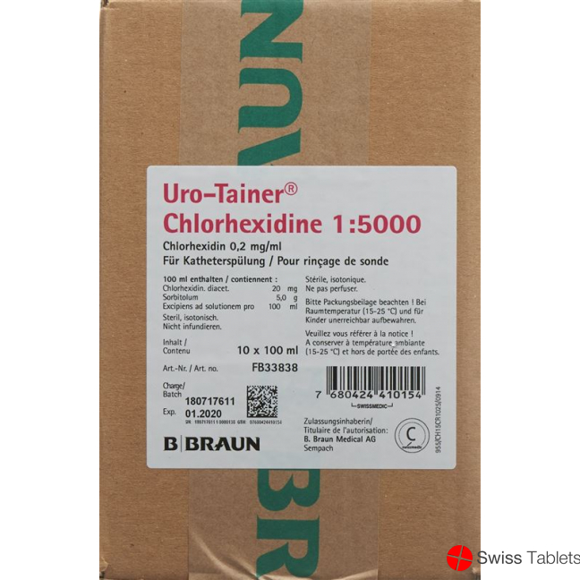 Uro Tainer Chlorhex Spüllösung 1:5000 10 Beutel 100ml buy online