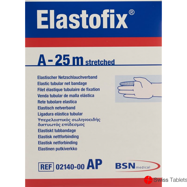 Elastofix mesh tubular bandage A 25m finger buy online