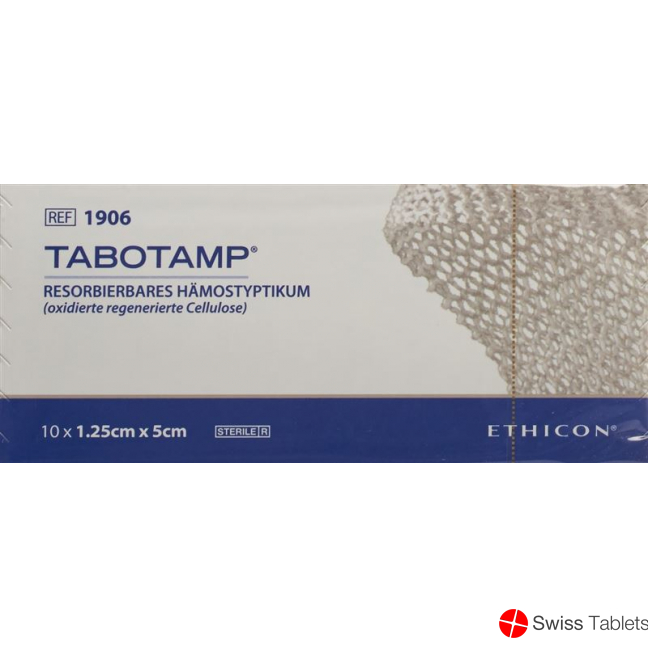 Tabotamp Original Resorbierbares Hämostyptikum 5x1.25cm 10 Stück buy online