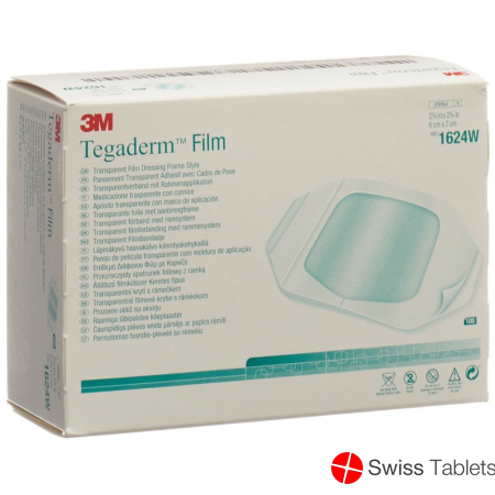 3M Tegaderm Film Wundverband 6x7cm 100 Stück buy online