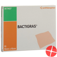 Bactigras Gazeverband 10cmx10cm 10 Beutel