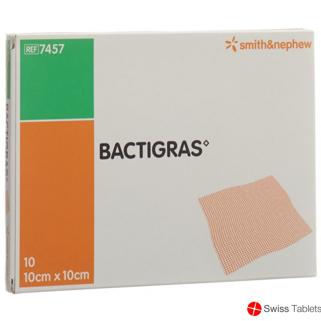 Bactigras Gazeverband 10cmx10cm 10 Beutel buy online