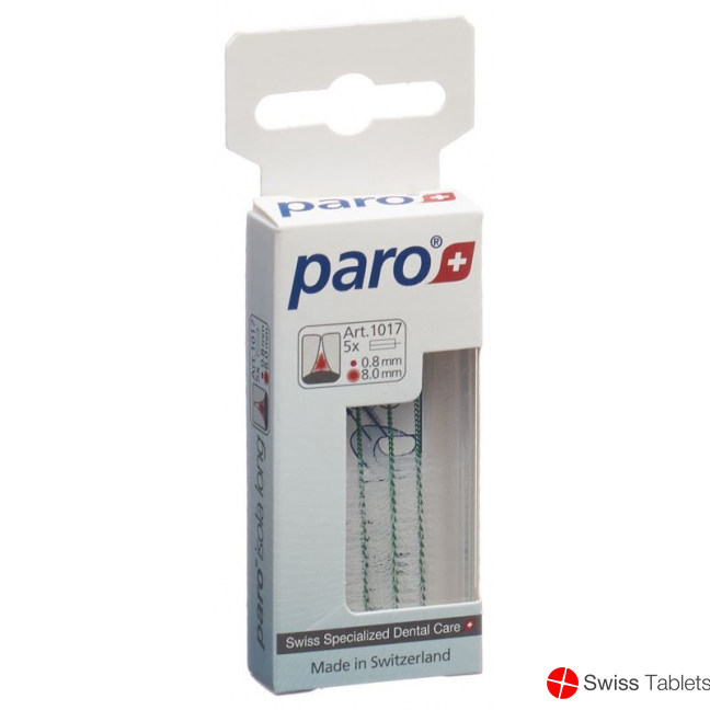 Paro Isola Long 8mm Medium Grün zylindrisch 5 Stück buy online