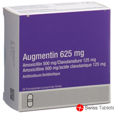 Augmentin Tabletten 625mg Erwachsene 20 Stück buy online