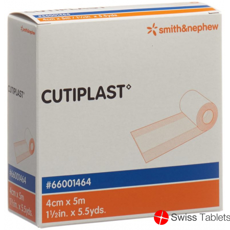 Cutiplast Wundverband 4cmx5m Vlies Weiss buy online