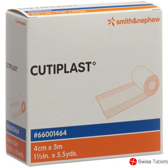 Cutiplast Wundverband 4cmx5m Vlies Weiss buy online