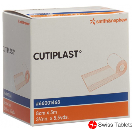 Cutiplast Wundverband 8cmx5m Vlies Weiss buy online
