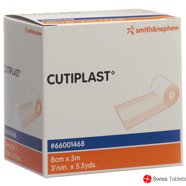 Cutiplast Wundverband 8cmx5m Vlies Weiss buy online
