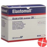 Elastomull Gazebinde Weiss 4mx8cm 20 Stück
