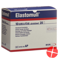 Elastomull Gazebinde Weiss 4mx10cm 20 Stück