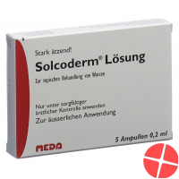 Solcoderm Lösung 5 Ampullen 0.2ml