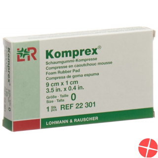 Komprex Schaumgummi Kompressen 9cm x 1cm