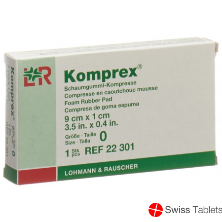 Komprex Schaumgummi Kompressen 9cm x 1cm buy online