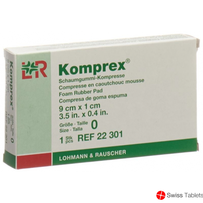 Komprex Schaumgummi Kompressen 9cm x 1cm buy online