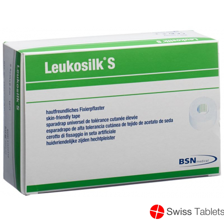 Leukosilk S Heftpflaster 9.2mx2.5cm Weiss 12 Stück buy online