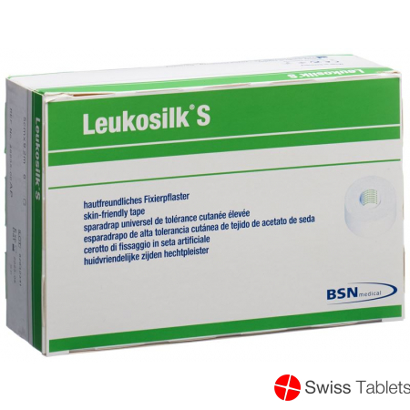 Leukosilk S Heftpflaster 9.2mx5cm Weiss 6 Stück buy online