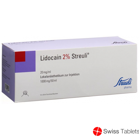 Lidocain Streuli 2% M Kons 10 Durchstechflaschen 50ml buy online