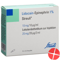 Lidocain Epin Streuli 1% O Kons 10 Ampullen 2ml Lidocain Epin Streuli 1% O Kons 10 Ampullen 2ml