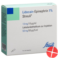 Lidocain Epin Streuli 1% O Kons 10 Ampullen 5ml