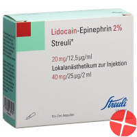 Lidocain Epin Streuli 2% O Kons 10 Ampullen 2ml