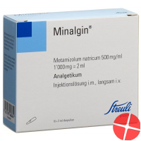 Minalgin 50% 1 g/2 ml 10 ampoules solution Minalgin 50% 1 g/2 ml 10 ampoules solution