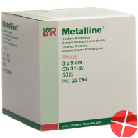 Metalline Tracheo-Kompressen Steril 8x9cm 50 Beutel