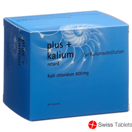 Plus Kalium Retard Tabletten 600mg 200 Stück buy online