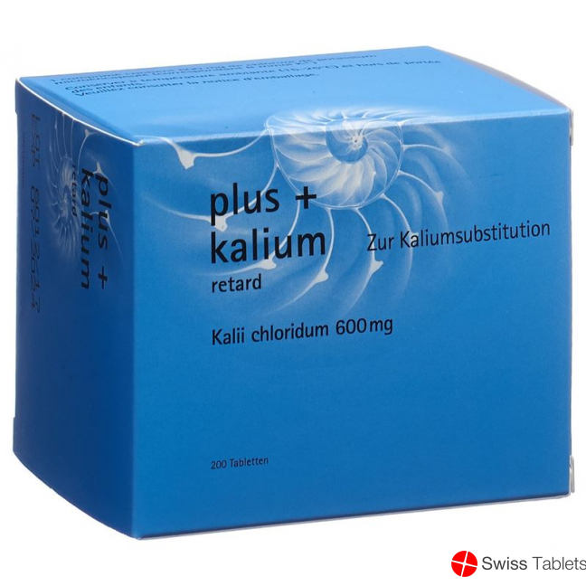 Plus Kalium Retard Tabletten 600mg 200 Stück buy online