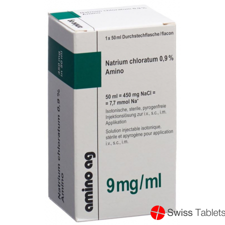 NaCl Amino Injektionslösung 0.9% Durchstechflasche 50ml buy online