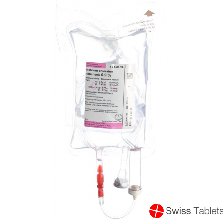 NaCl Bichsel Infusionslösung 0.9% M Be Beutel 500ml buy online