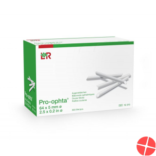 Pro-Ophta Augenstäbchen Weiss Unsteril 500 Stück