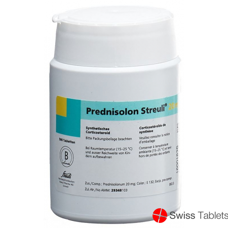 Prednisolon Streuli Tabletten 20mg 500 Stück buy online