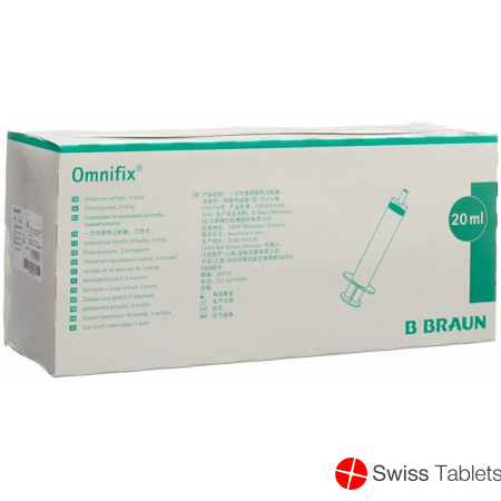Omnifix Spritze 20ml 100 Stück buy online Omnifix Spritze 20ml 100 Stück buy online