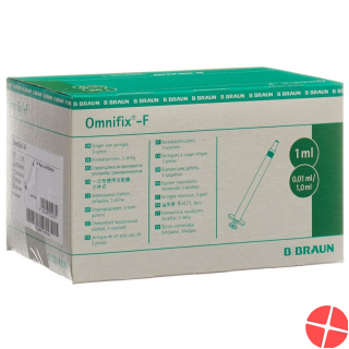 Omnifix-F Tuberkulin Spritze 1ml 100 Stück