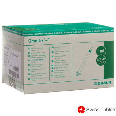 Omnifix-F Tuberkulin Spritze 1ml 100 Stück buy online