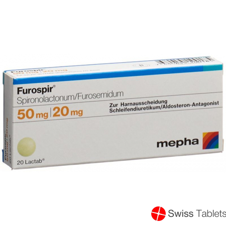 Furospir Lactabs 50mg/20mg 20 Stück buy online