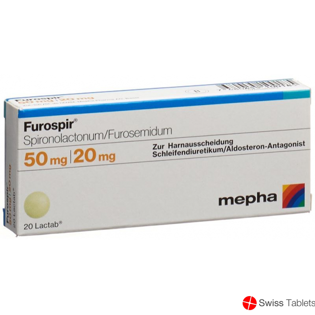 Furospir Lactabs 50mg/20mg 20 Stück buy online