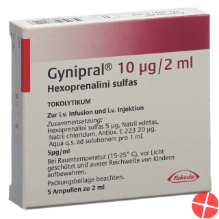 Gynipral Injektionslösung 10mcg/2ml 5 Ampullen 2ml