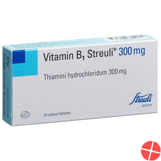 Vitamin B1 Streuli Tabletten 300mg 20 Stück