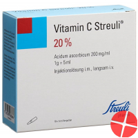 Vitamin C Streuli Injektionslösung 20% 10 Ampullen 5ml